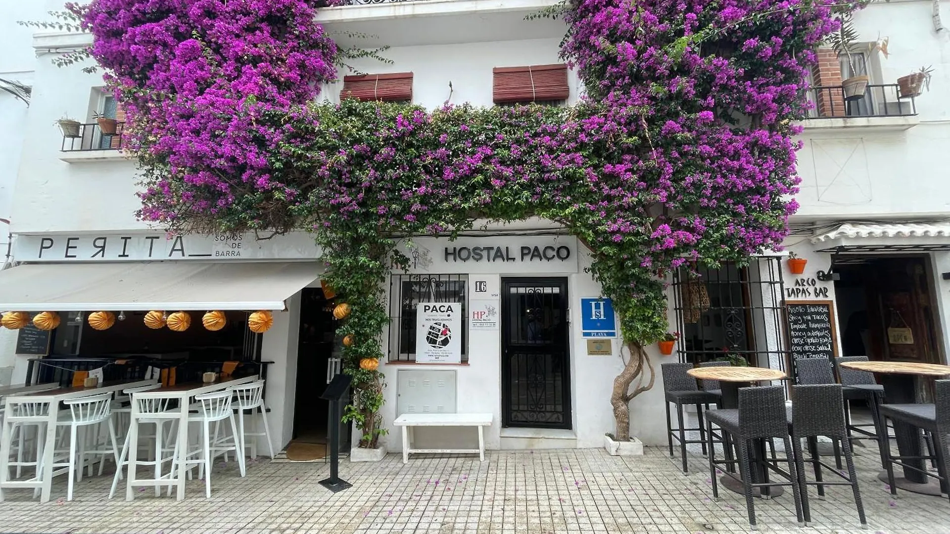 Hostal Paco Marbella location